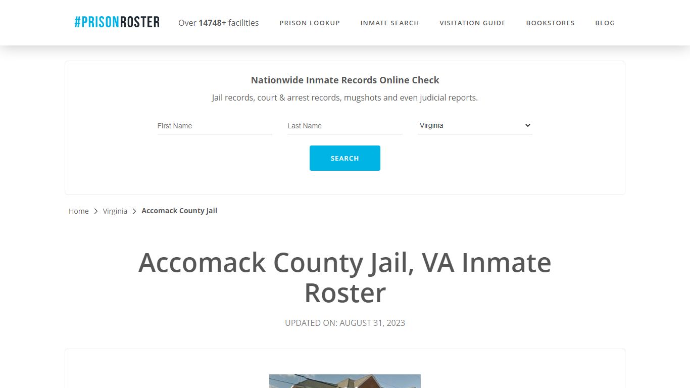 Accomack County Jail, VA Inmate Roster - Prisonroster