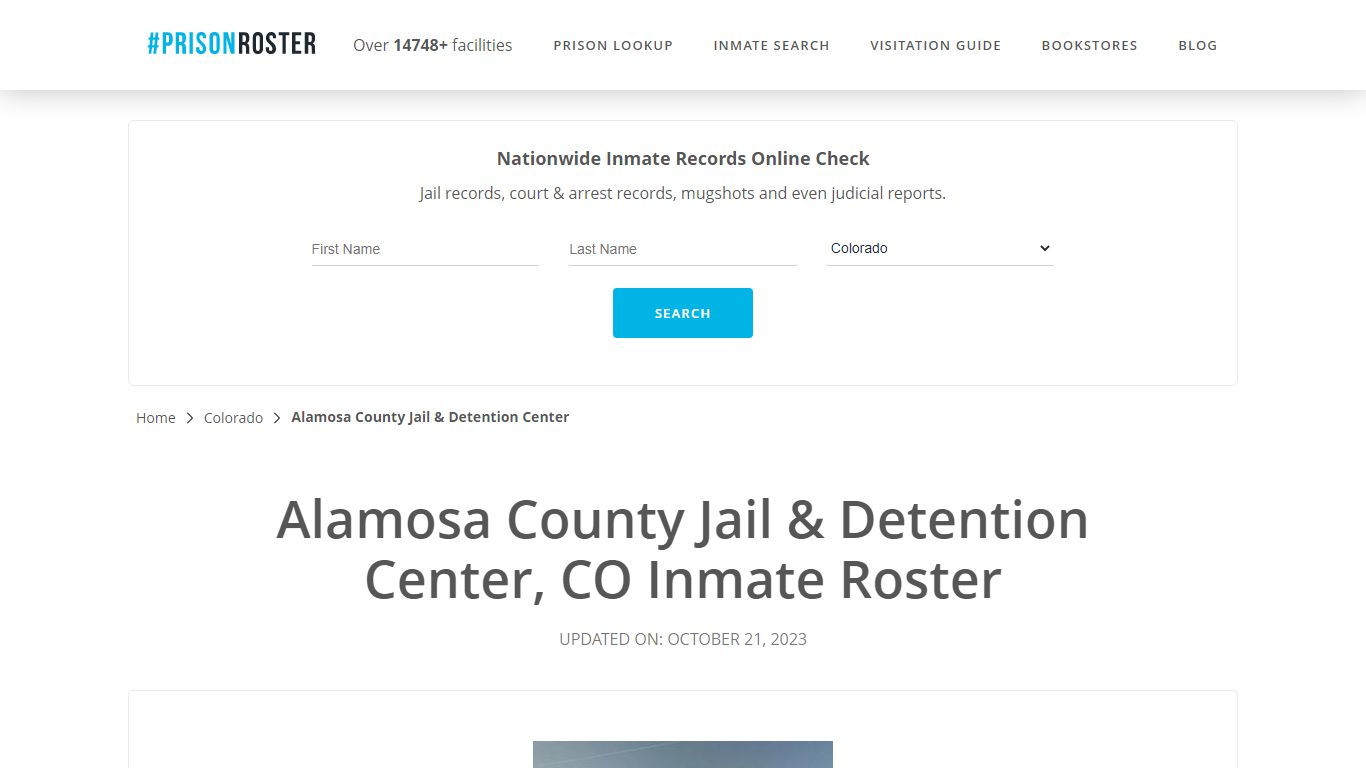 Alamosa County Jail & Detention Center, CO Inmate Roster - Prisonroster