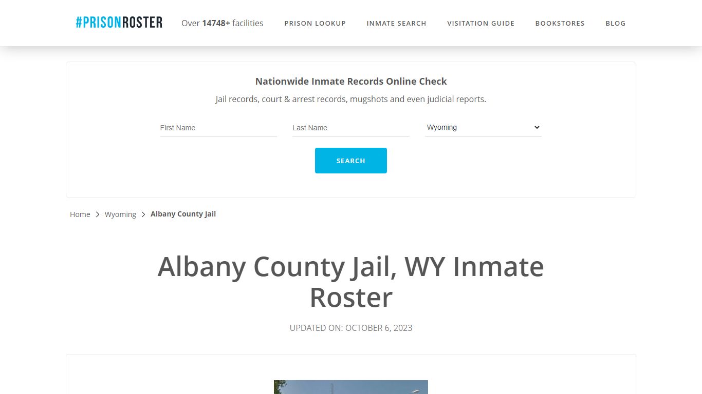 Albany County Jail, WY Inmate Roster - Prisonroster
