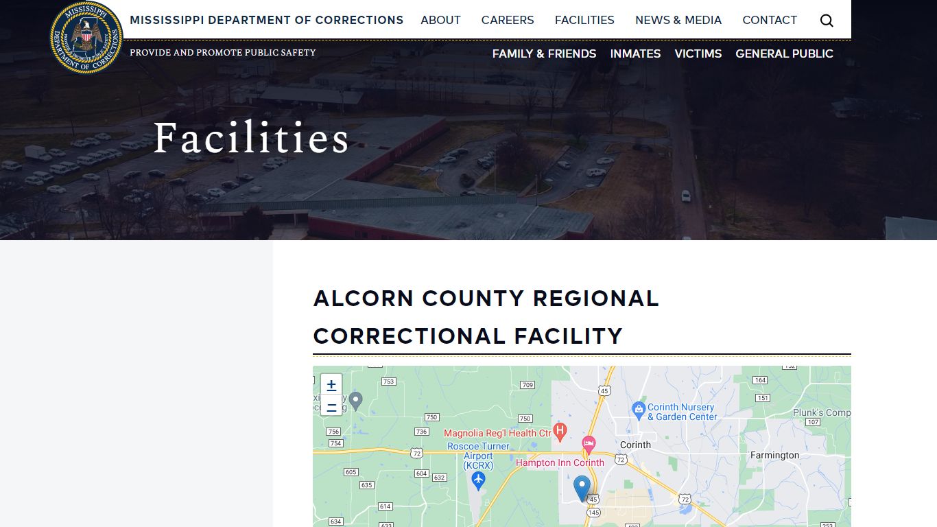 Alcorn County Regional Correctional Facility | Mississippi Department ...