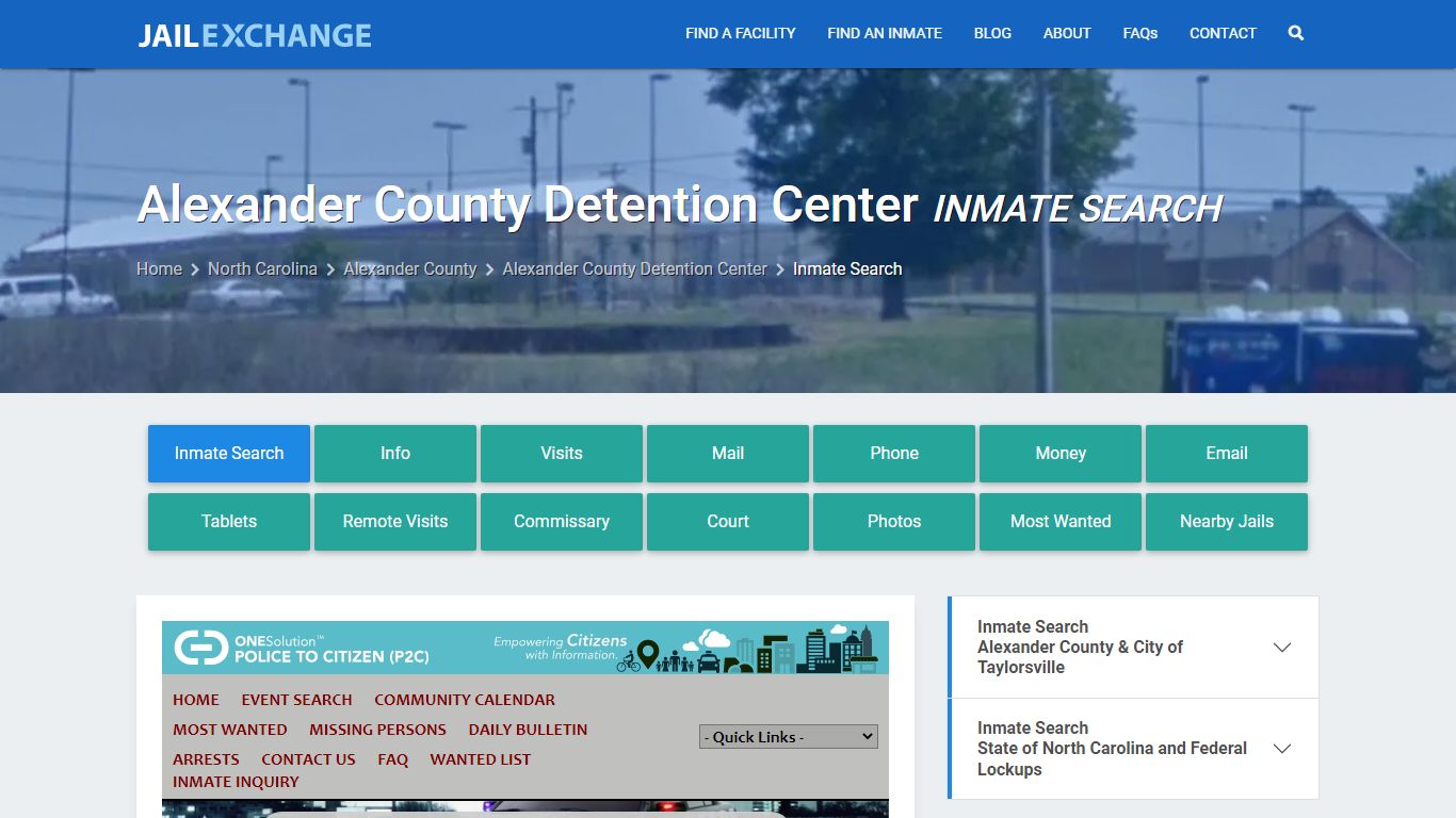Alexander County Detention Center Inmate Search - Jail Exchange