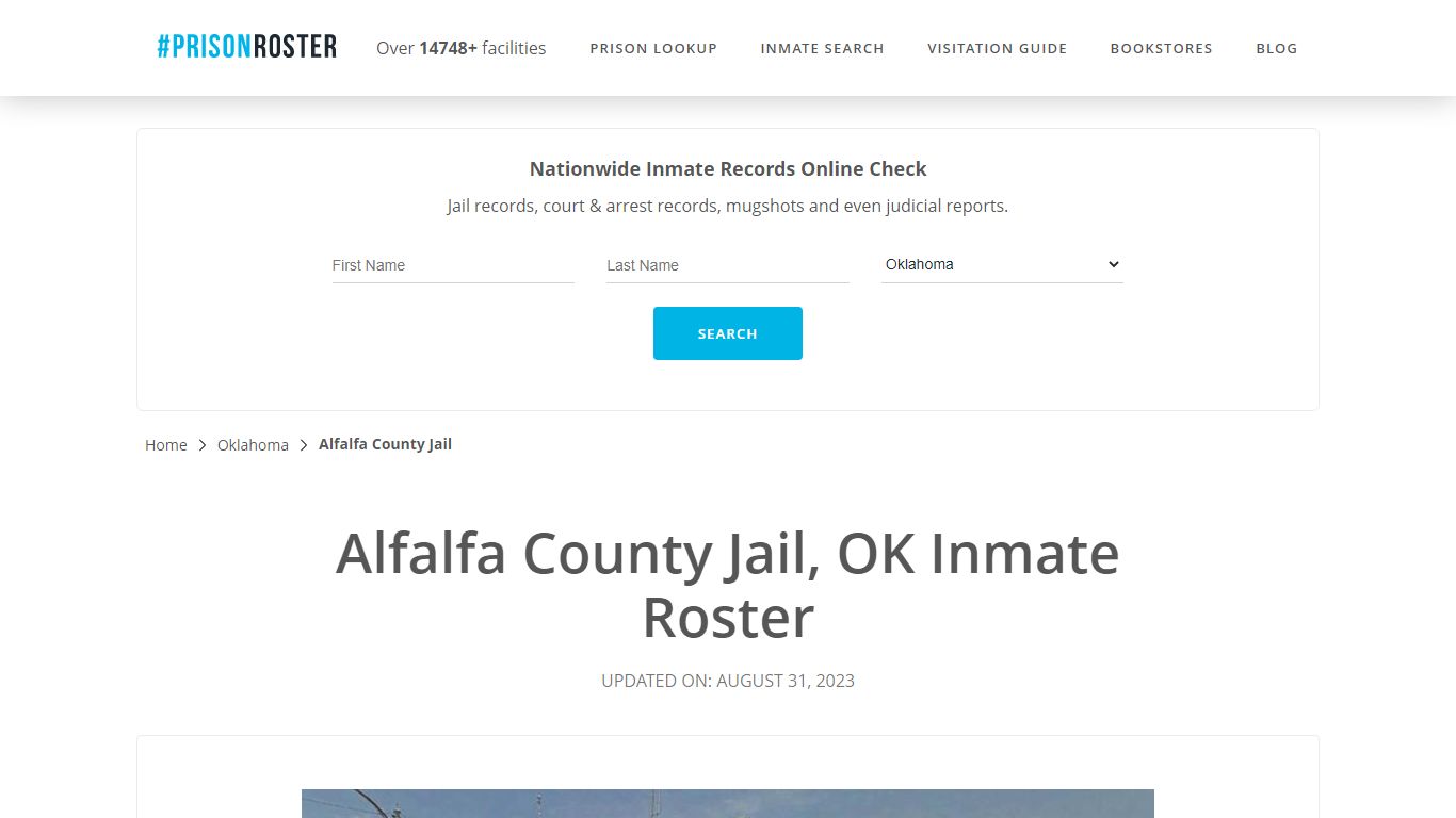 Alfalfa County Jail, OK Inmate Roster - Prisonroster