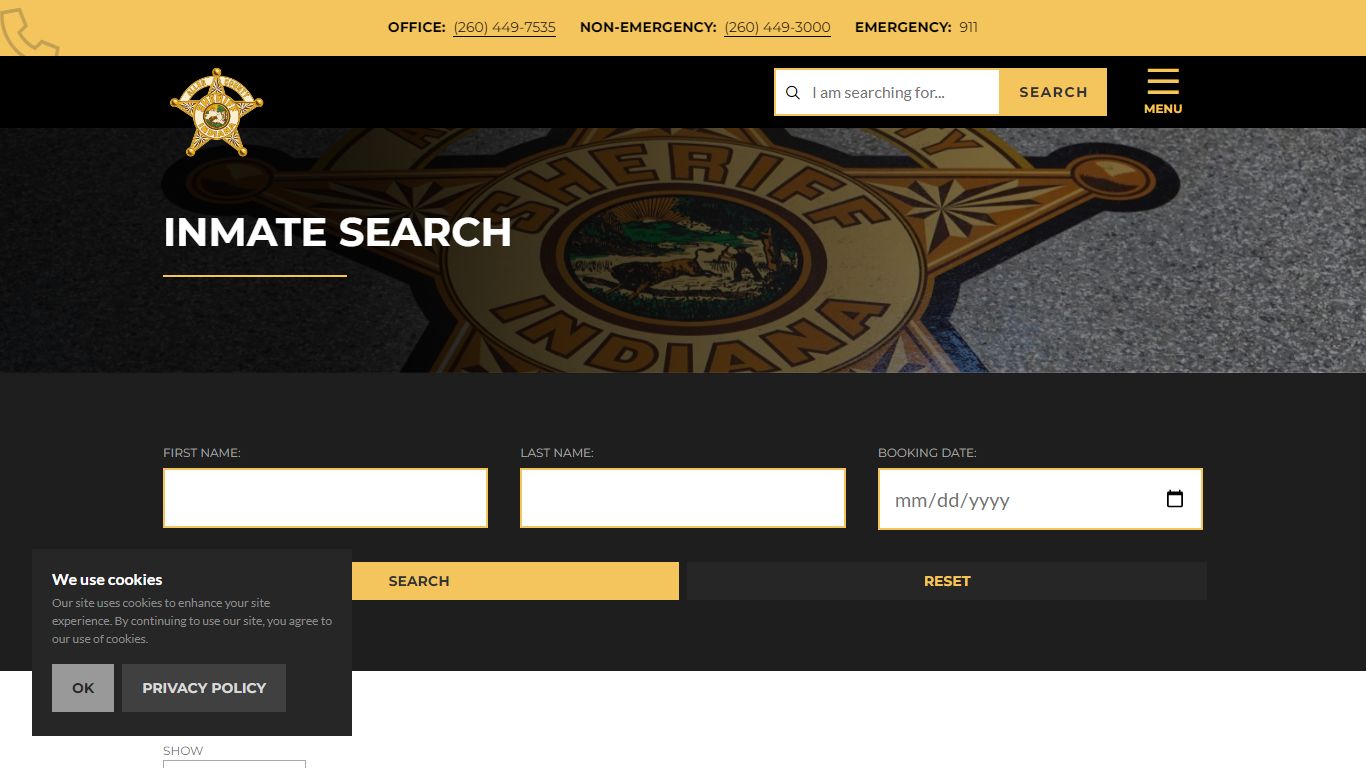 Inmate Search - Allen County Sheriff