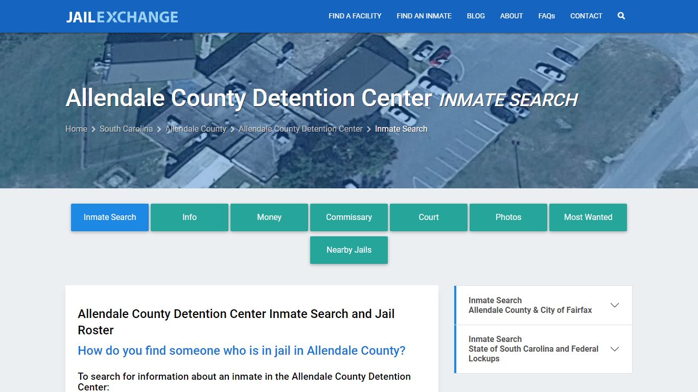 Allendale County Detention Center Inmate Search - Jail Exchange