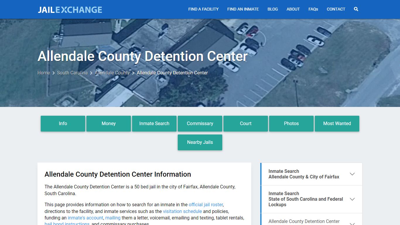 Allendale County Detention Center, SC Inmate Search, Information