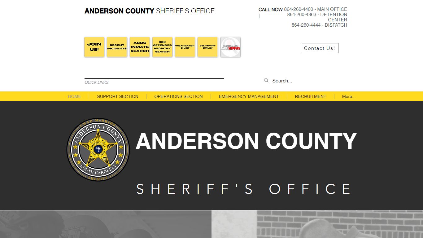 HOME | Anderson County Sheriff's Office | South Carolina