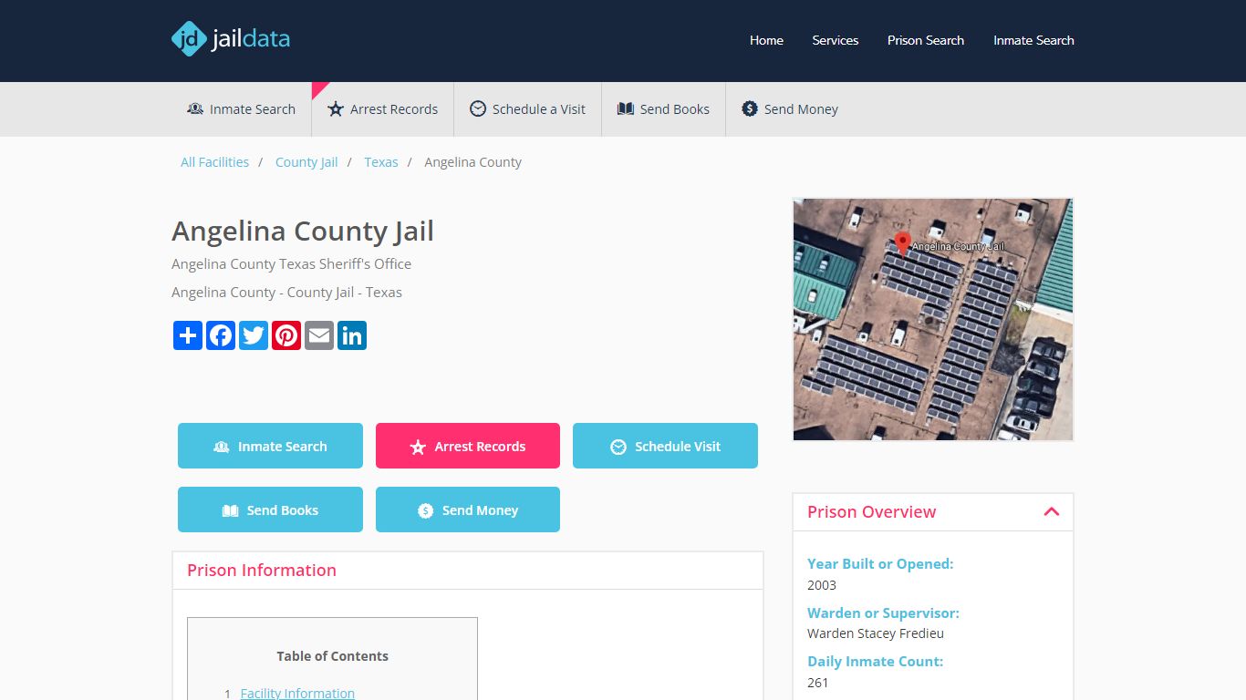Angelina County Jail: Jail Roster, Visitation, Bail, Send Money or Mail ...
