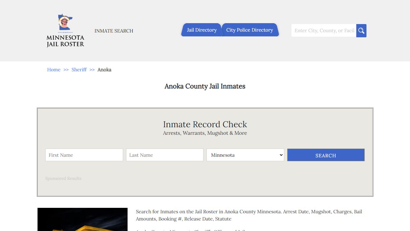 Anoka County Jail Inmates | Jail Roster Search - Minnesota Jail Roster