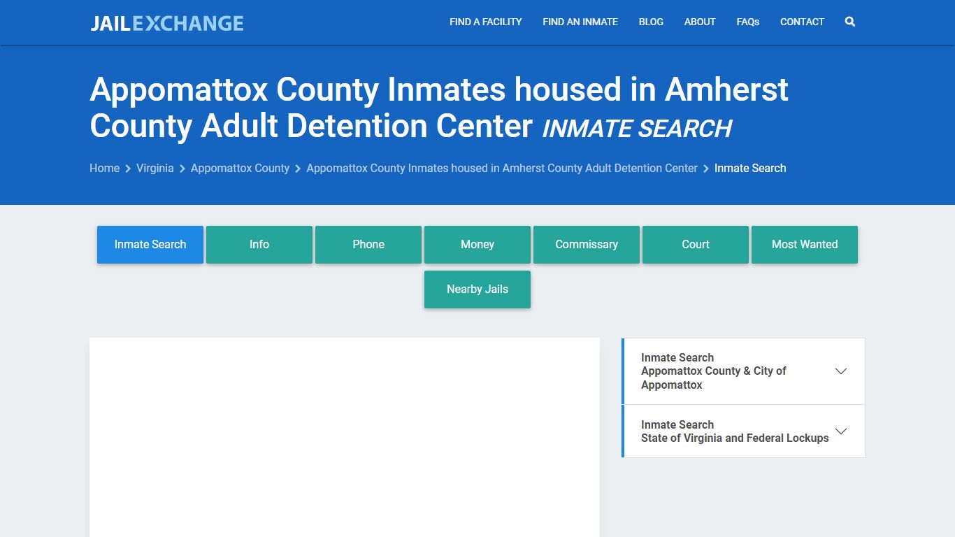 Inmate Search: Roster & Mugshots - Appomattox County Inmates housed in ...