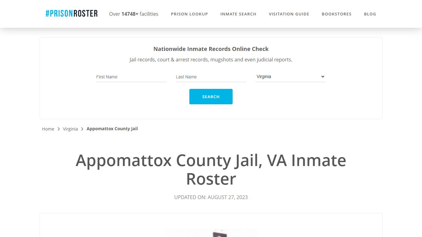 Appomattox County Jail, VA Inmate Roster - Prisonroster