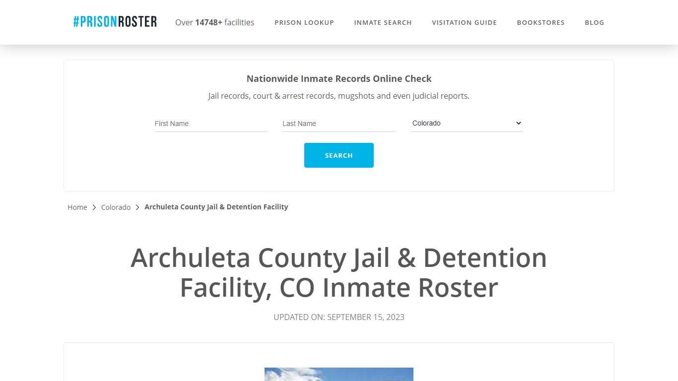 Archuleta County Jail & Detention Facility, CO Inmate Roster - Prisonroster