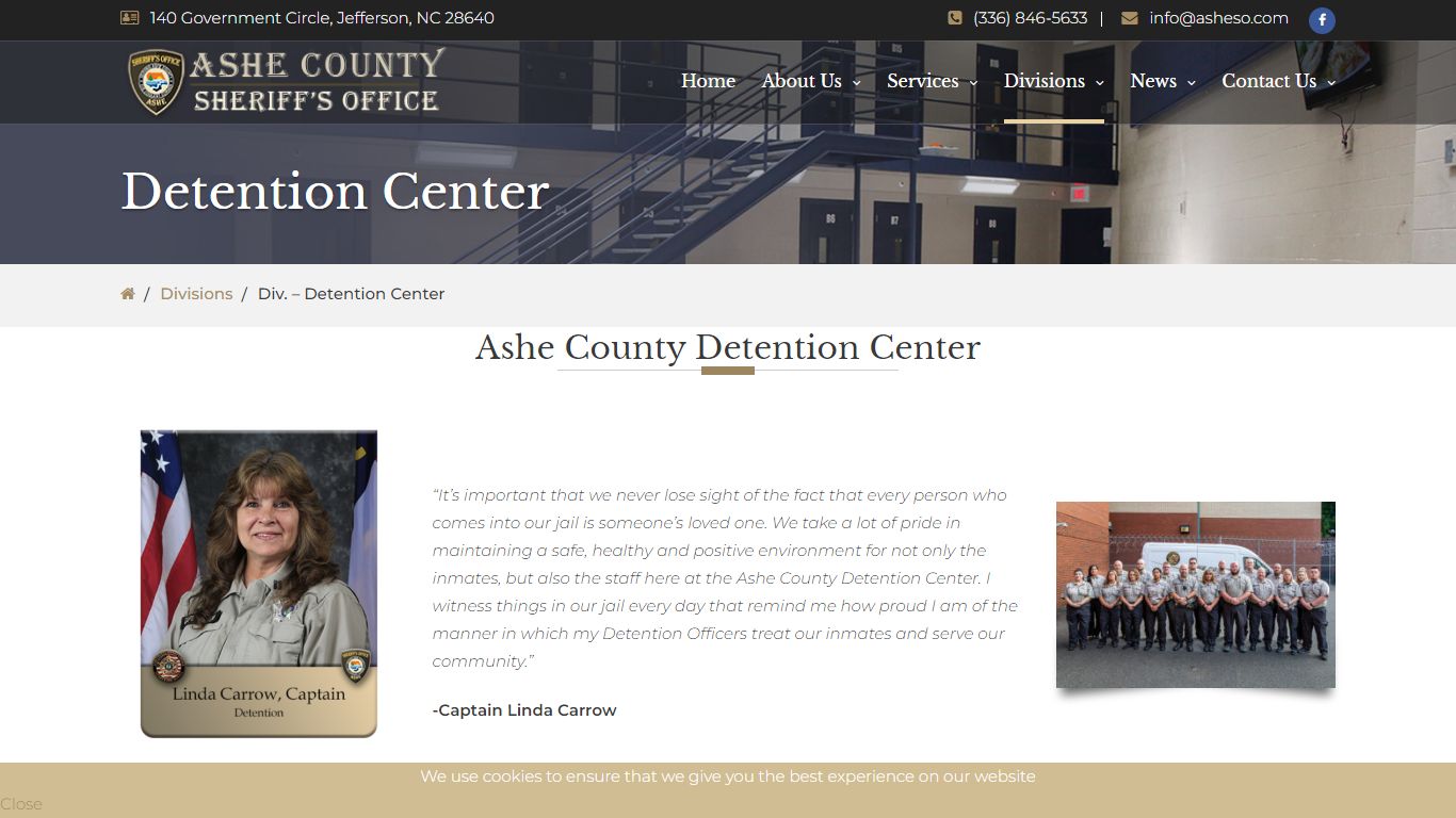 Ashe Sheriff - Detention Center
