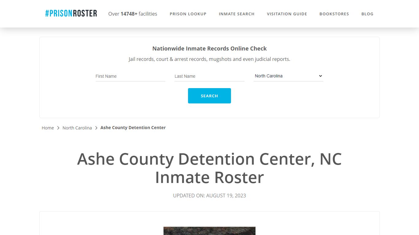 Ashe County Detention Center, NC Inmate Roster - Prisonroster
