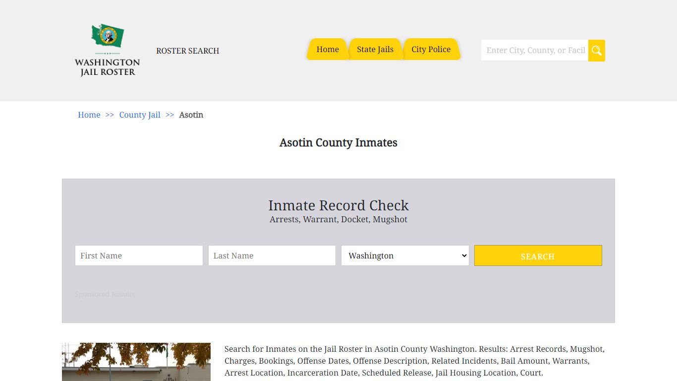 Asotin County Inmates | Jail Roster Search
