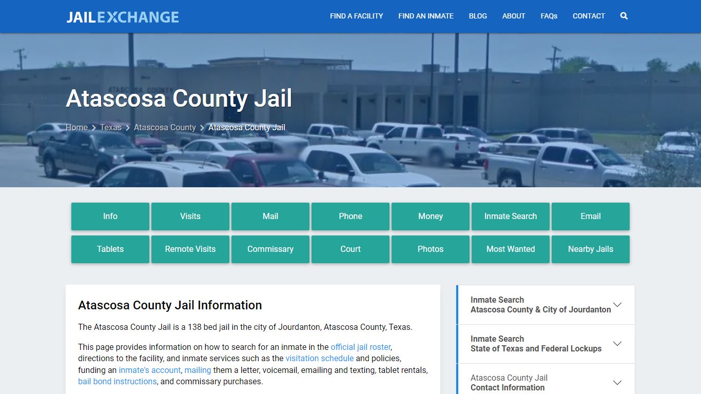 Atascosa County Jail, TX Inmate Search, Information