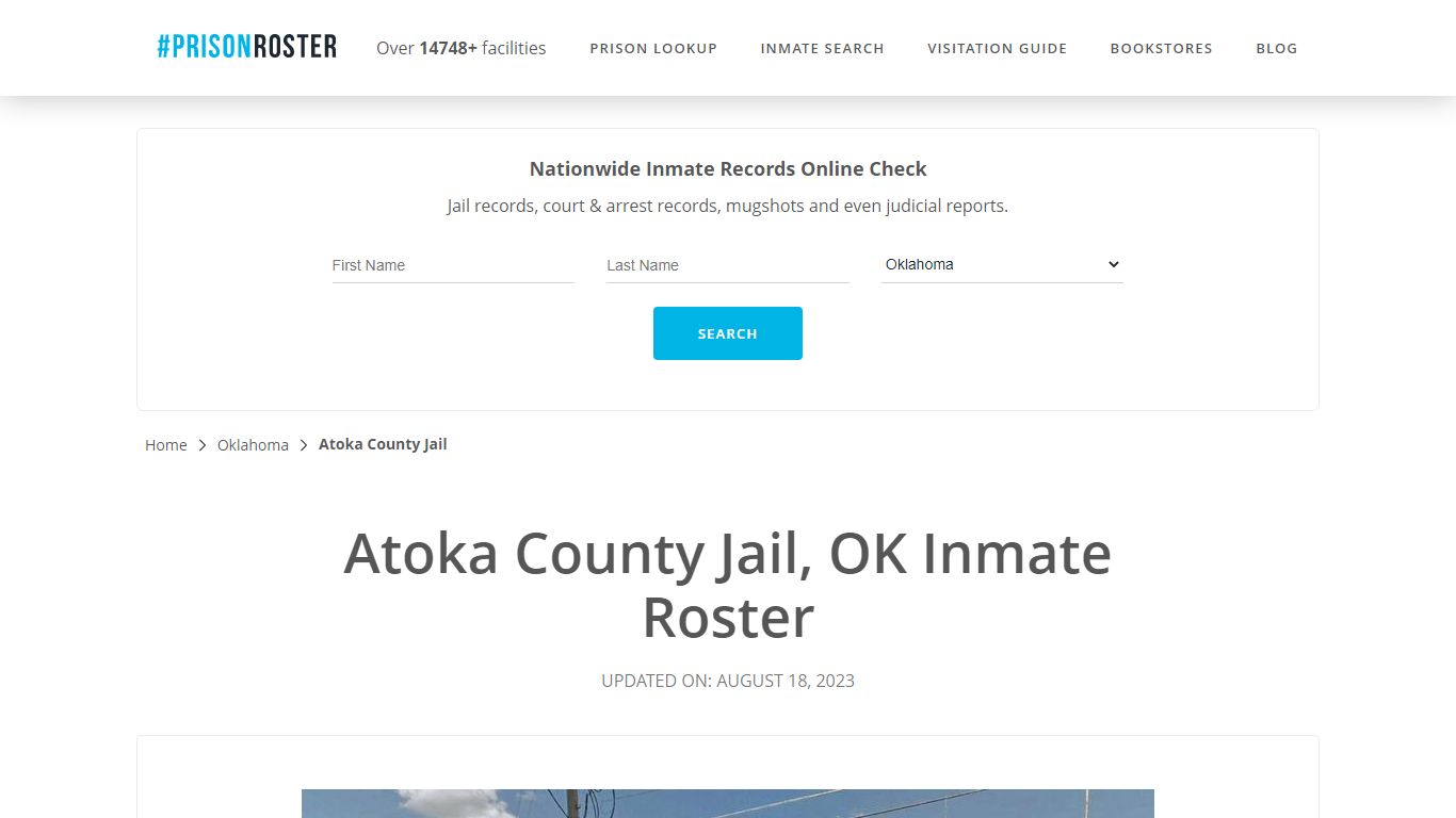 Atoka County Jail, OK Inmate Roster - Prisonroster