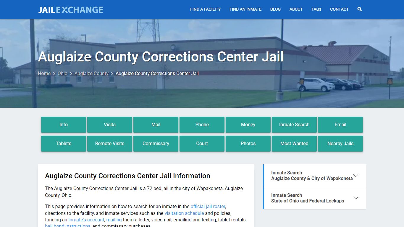 Auglaize County Corrections Center Jail - Jail Exchange