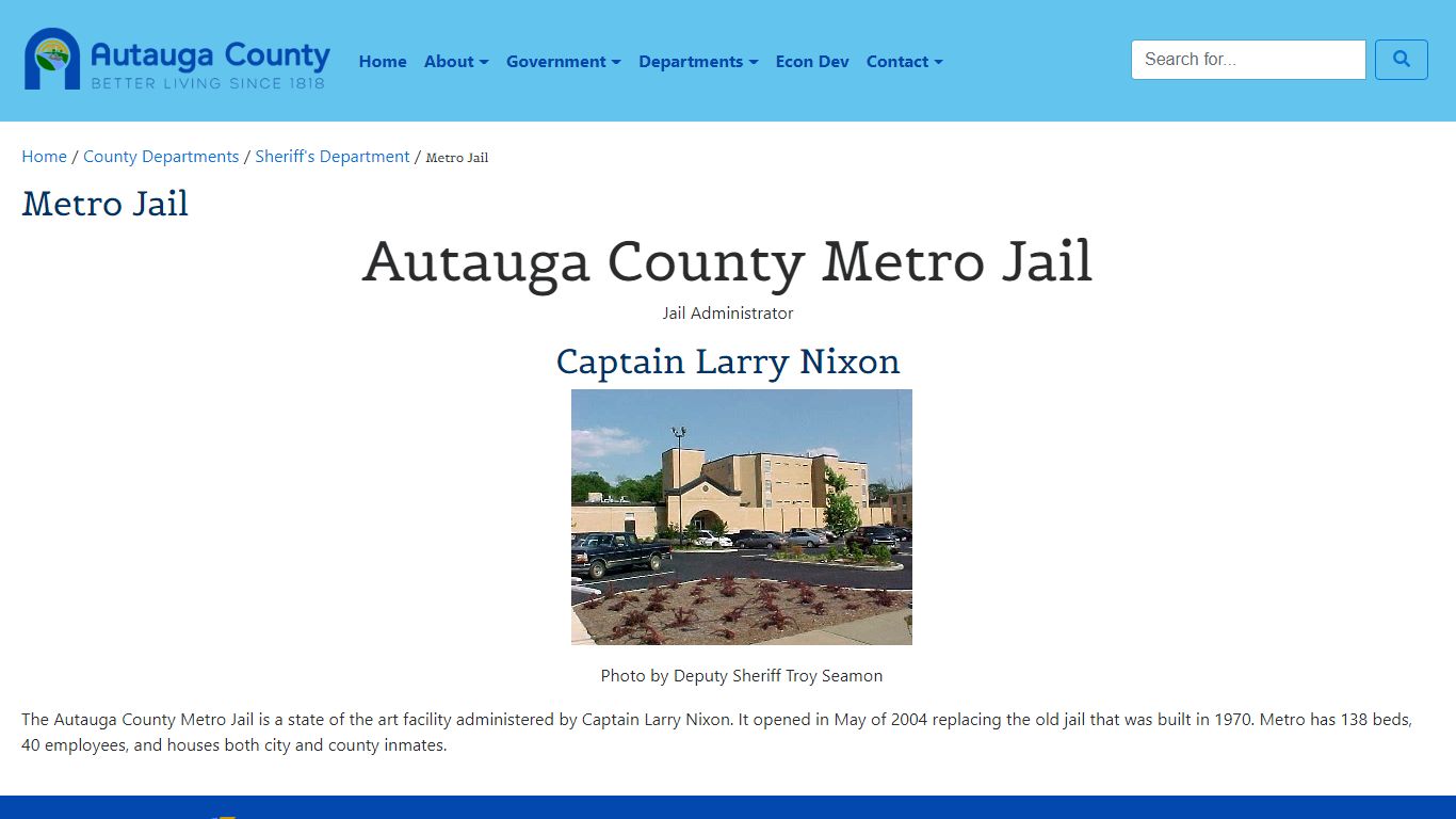 Autauga County: Metro Jail