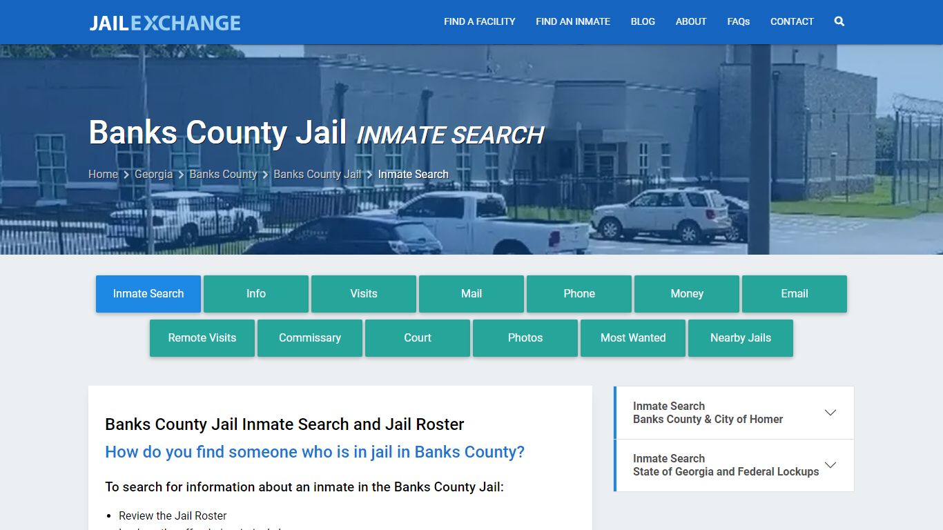 Inmate Search: Roster & Mugshots - Banks County Jail, GA