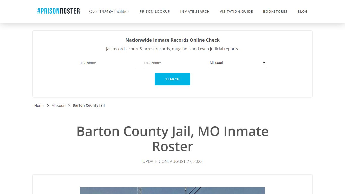 Barton County Jail, MO Inmate Roster - Prisonroster