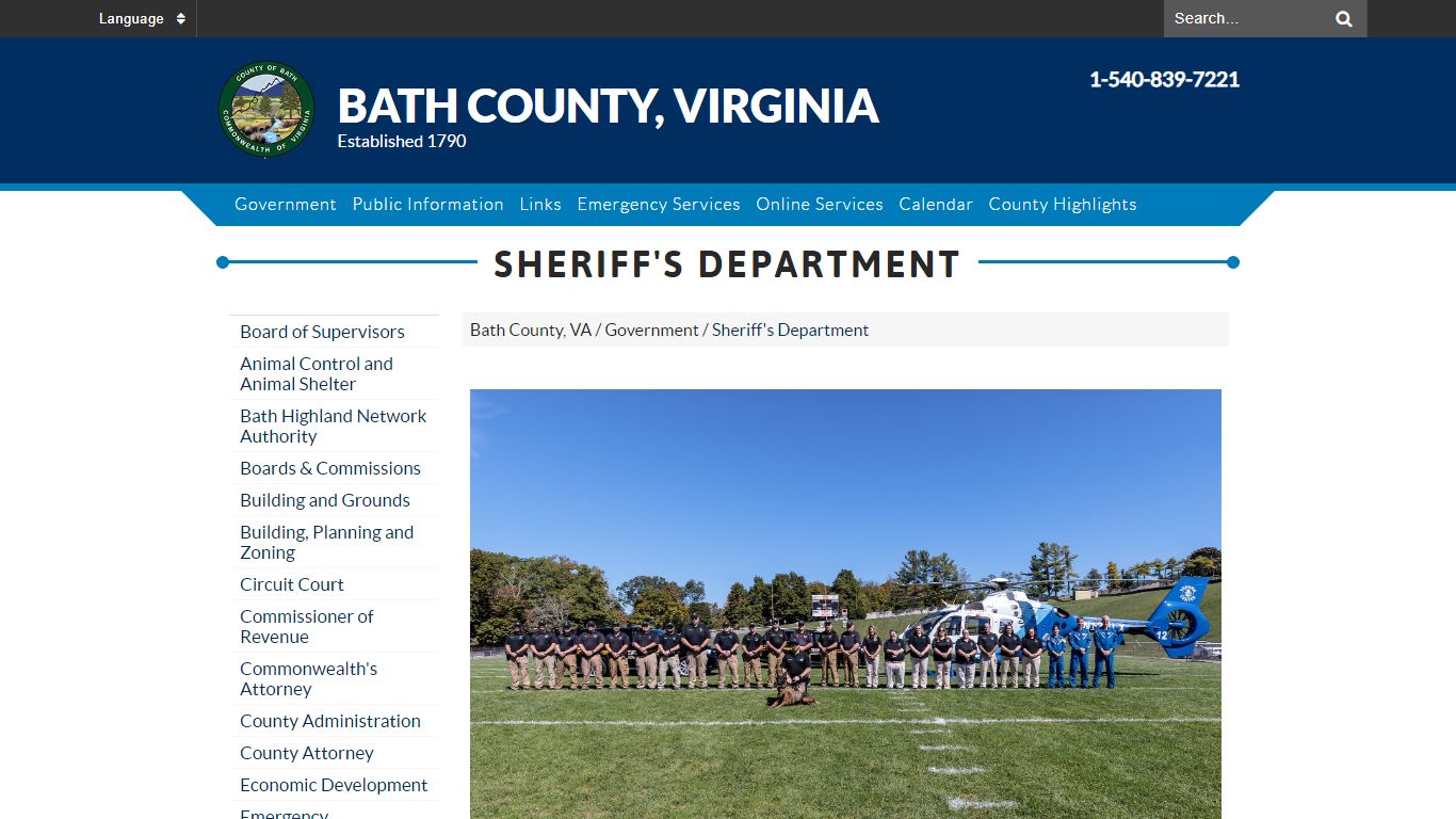 Sheriff's Department - Bath County, VA