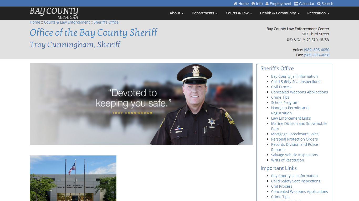 Sheriff's Office - Bay County, Michigan