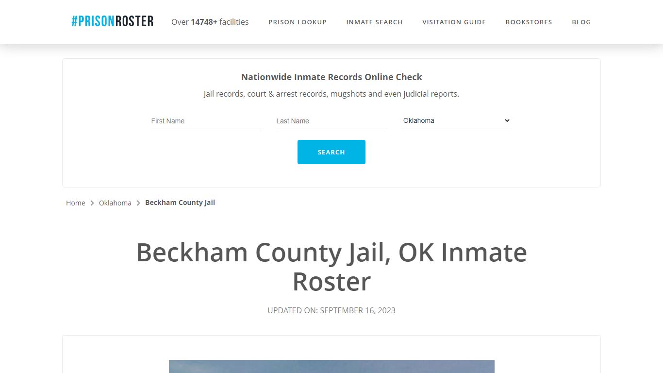 Beckham County Jail, OK Inmate Roster - Prisonroster