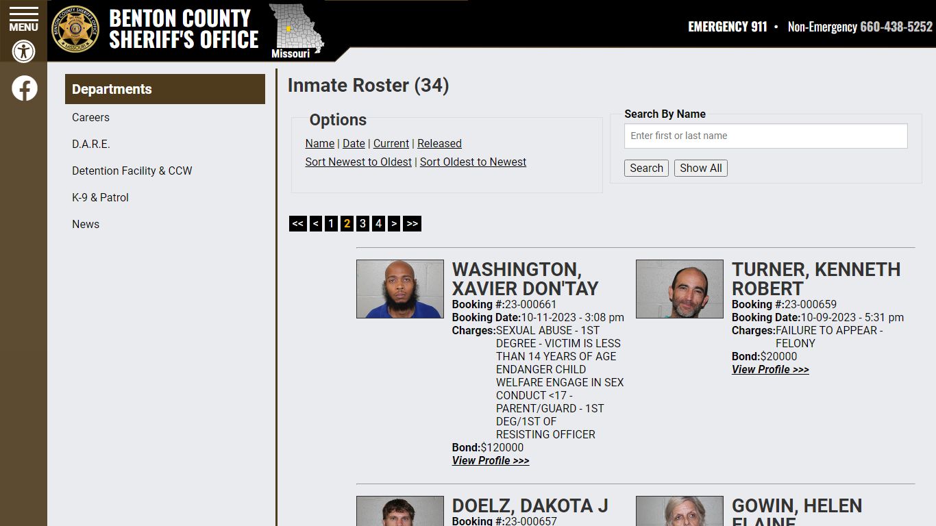 Inmate Roster (35) - Benton County MO Sheriff’s Office