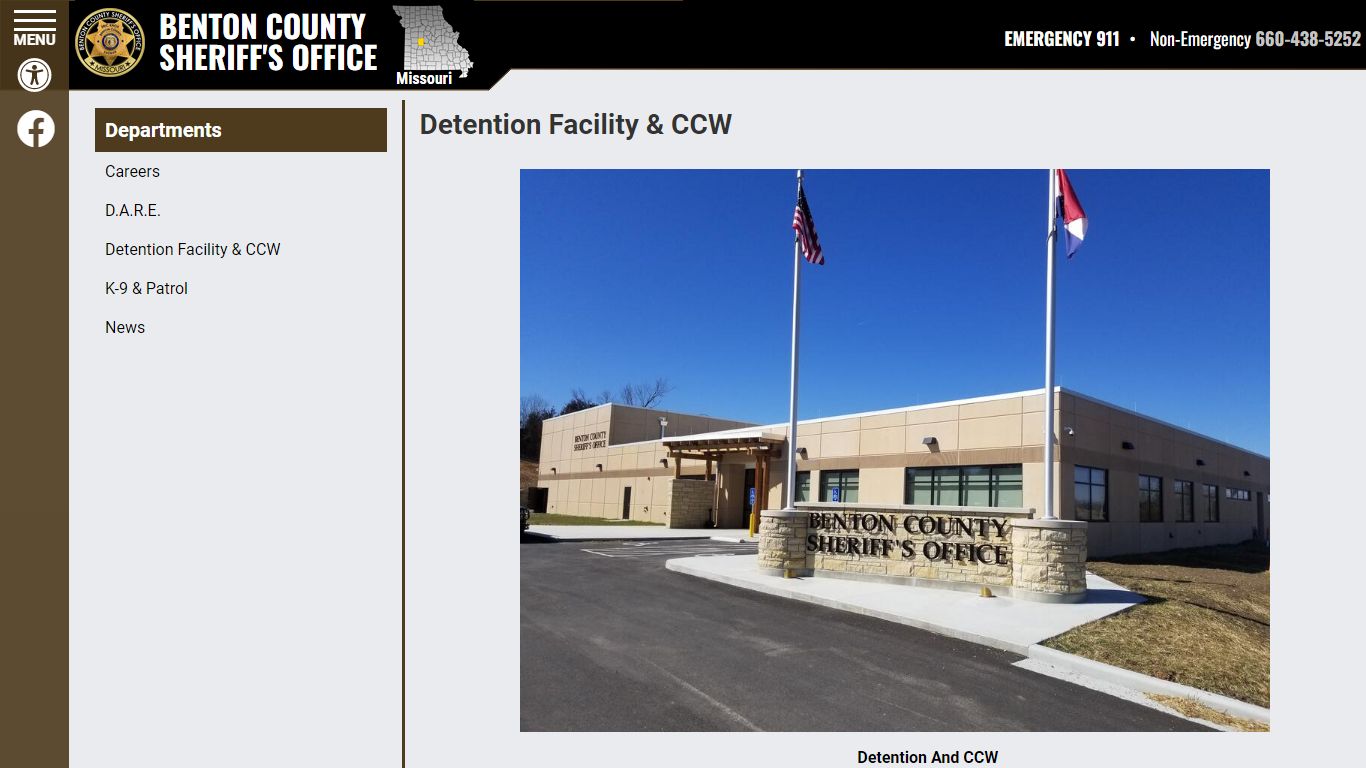 Detention Facility & CCW - Benton County MO Sheriff’s Office