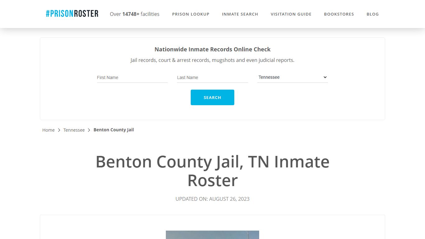 Benton County Jail, TN Inmate Roster - Prisonroster