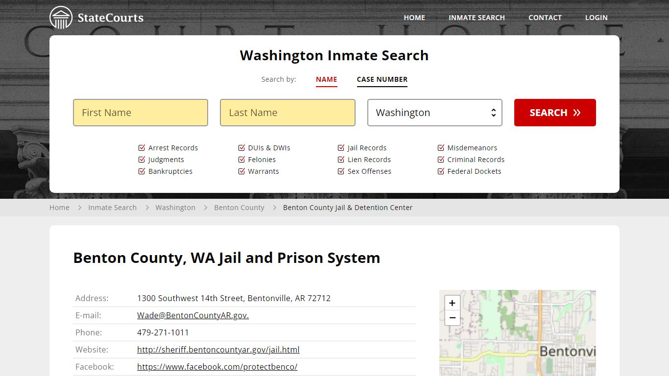 Benton County Jail & Detention Center Inmate Records Search, Washington ...