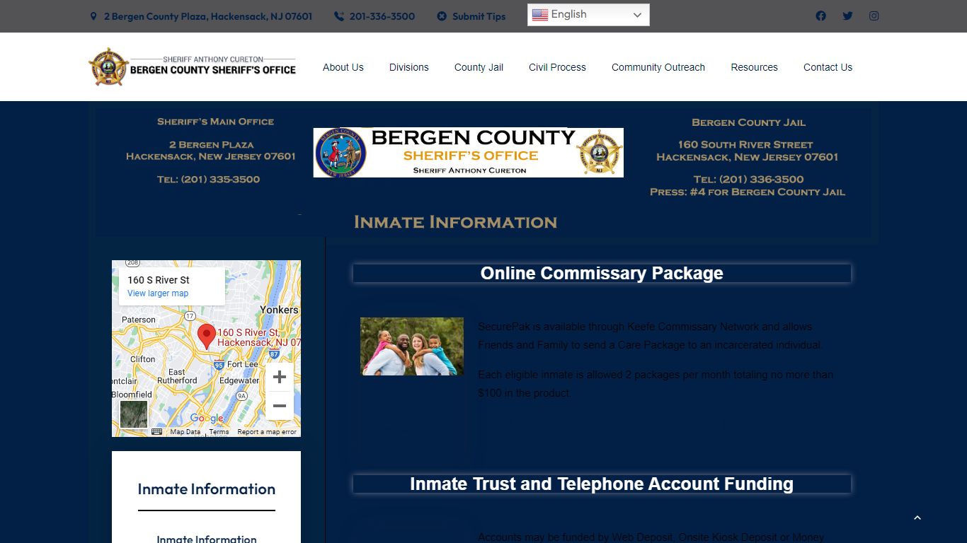Inmate Information – Bergen County Sheriff