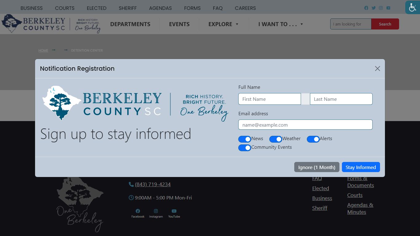 Detention Center – Berkeley County Government