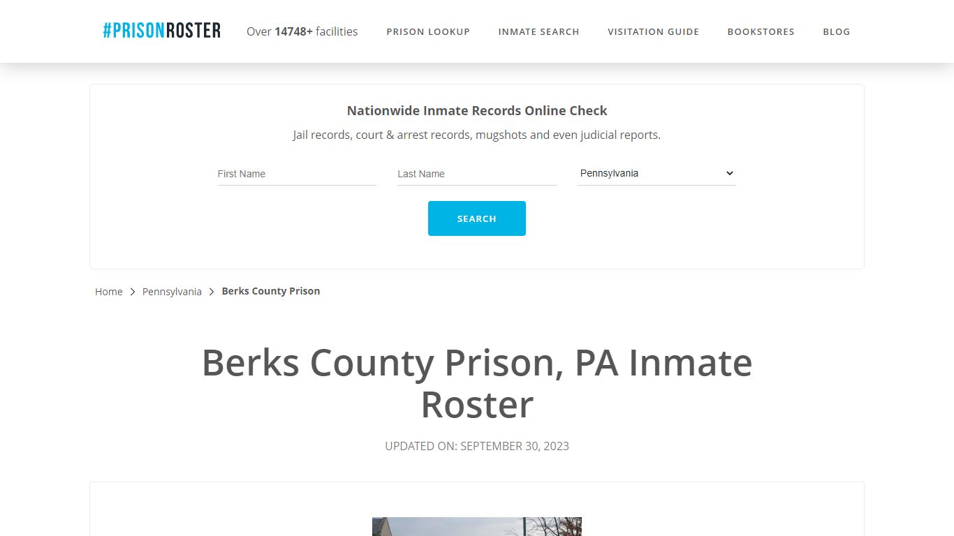 Berks County Prison, PA Inmate Roster - Prisonroster