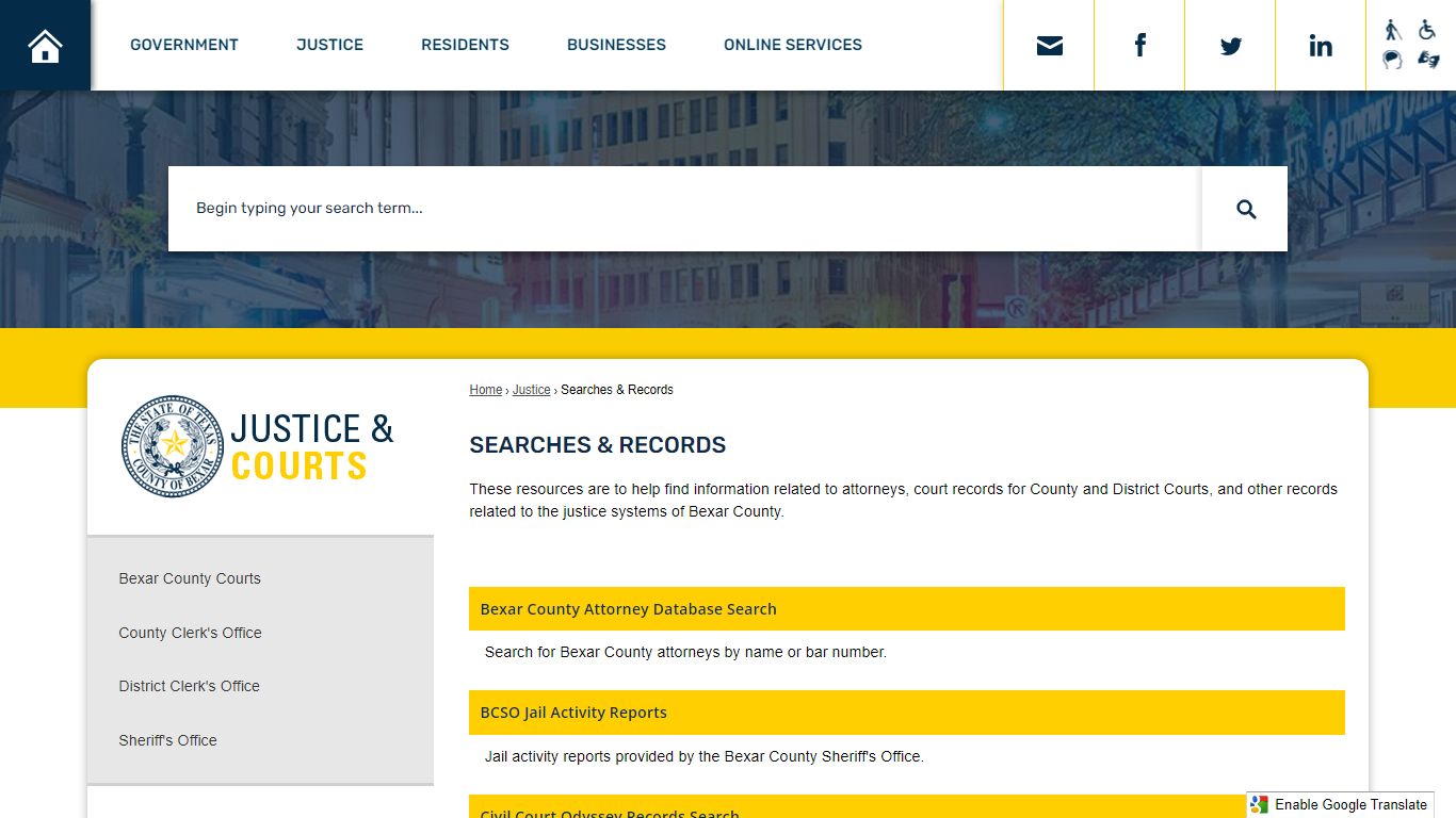 Searches & Records | Bexar County, TX - Official Website