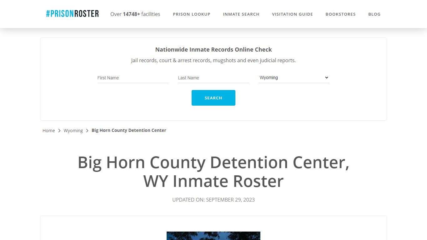 Big Horn County Detention Center, WY Inmate Roster - Prisonroster