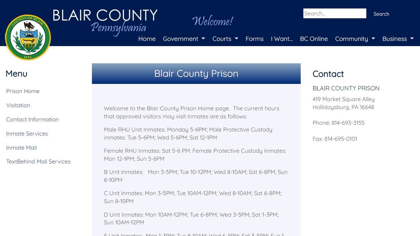 Blair County PA - Welcome to Blair County - Blair County, Pennsylvania