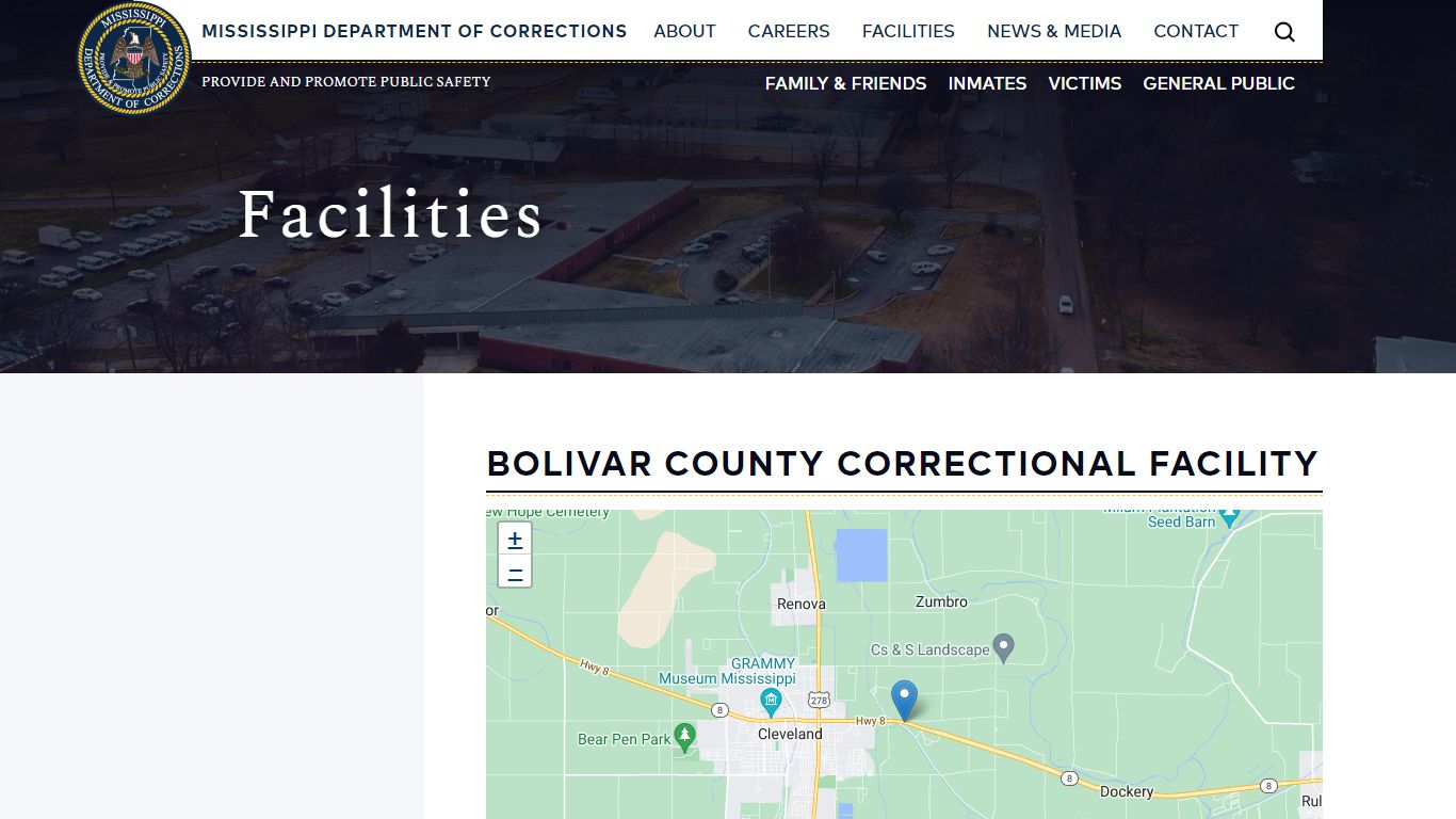 Bolivar County Correctional Facility | Mississippi Department of ...
