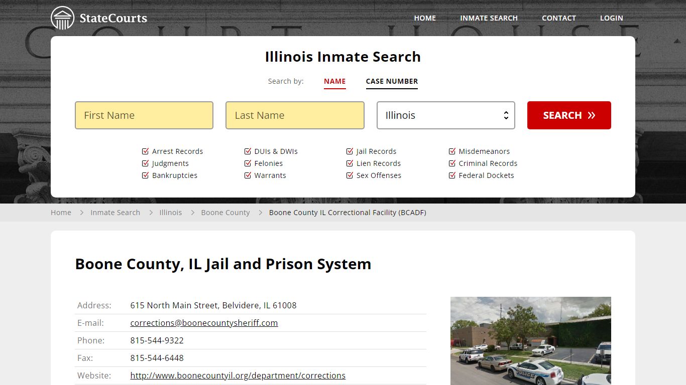 Boone County IL Correctional Facility (BCADF) Inmate Records Search ...