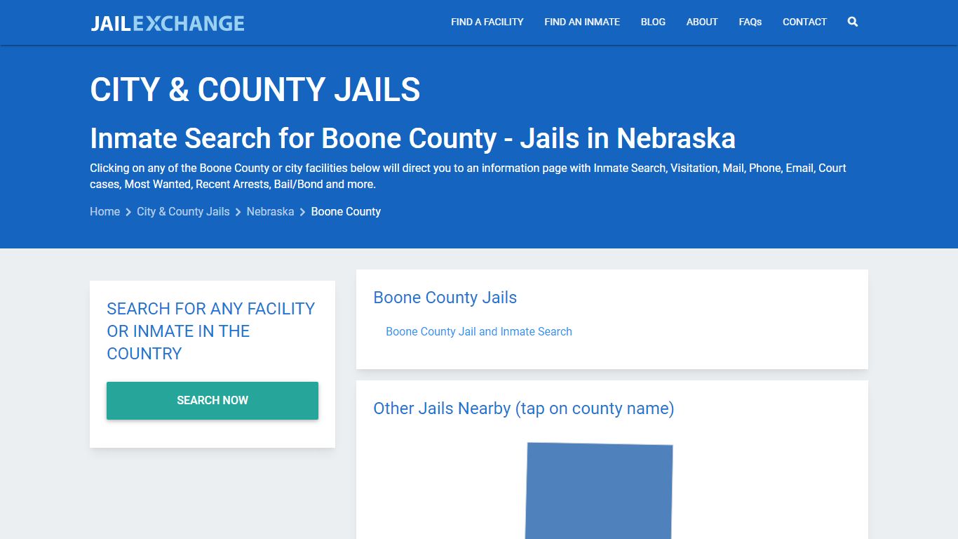 Inmate Search for Boone County | Jails in Nebraska - Jail Exchange