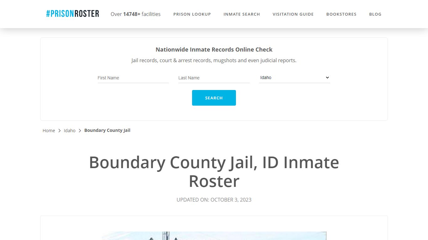 Boundary County Jail, ID Inmate Roster - Prisonroster