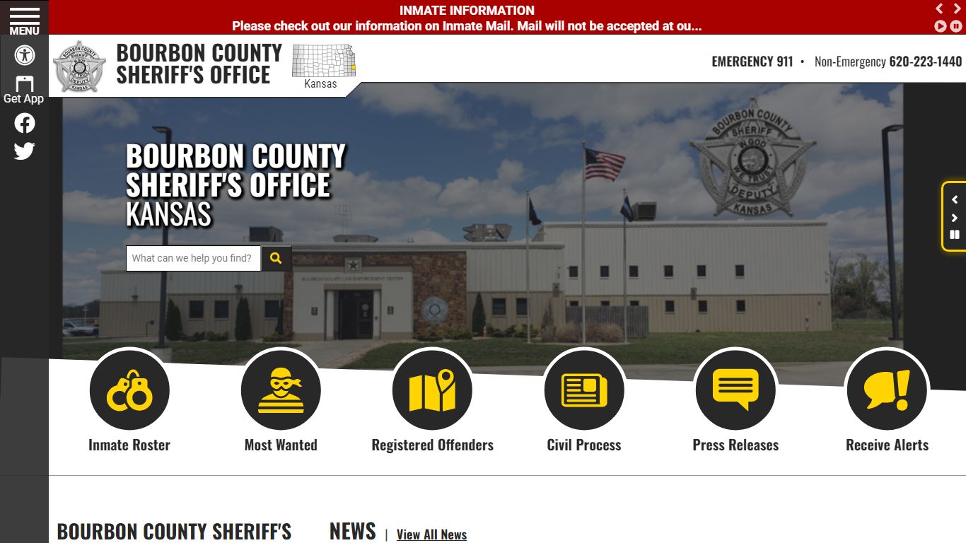 Bourbon County KS Sheriff’s Office