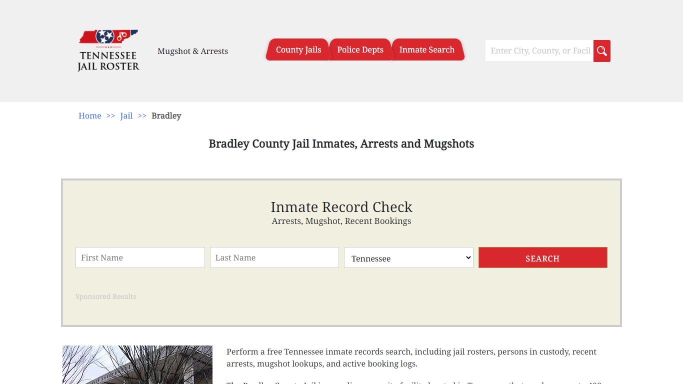 Bradley County Jail Inmates, Arrests and Mugshots