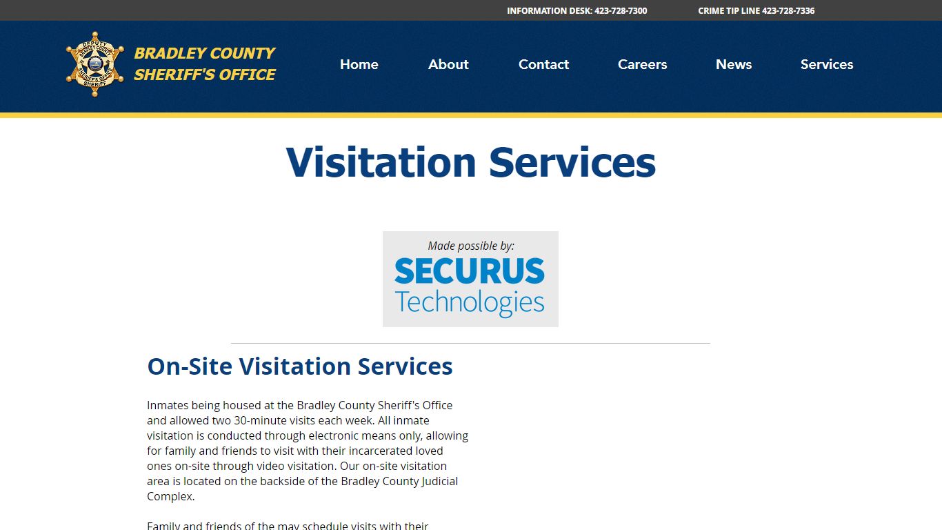 Visitation Services | BradleyCountySheriff - BCSO
