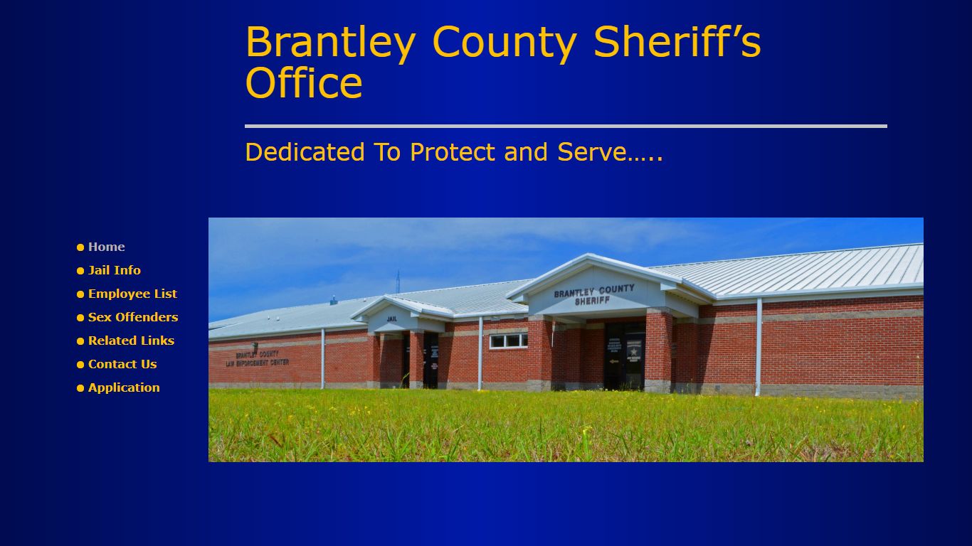 Brantley County Sheriff's Office | Protecting and Serving Brantley County