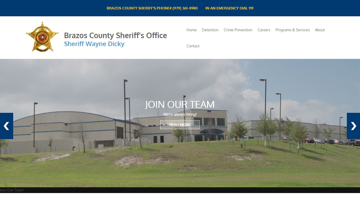 Home | Brazos County Sheriff's Office