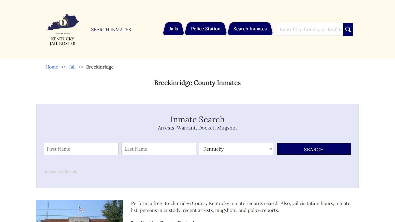 Breckinridge County Inmates | Jail Roster Search