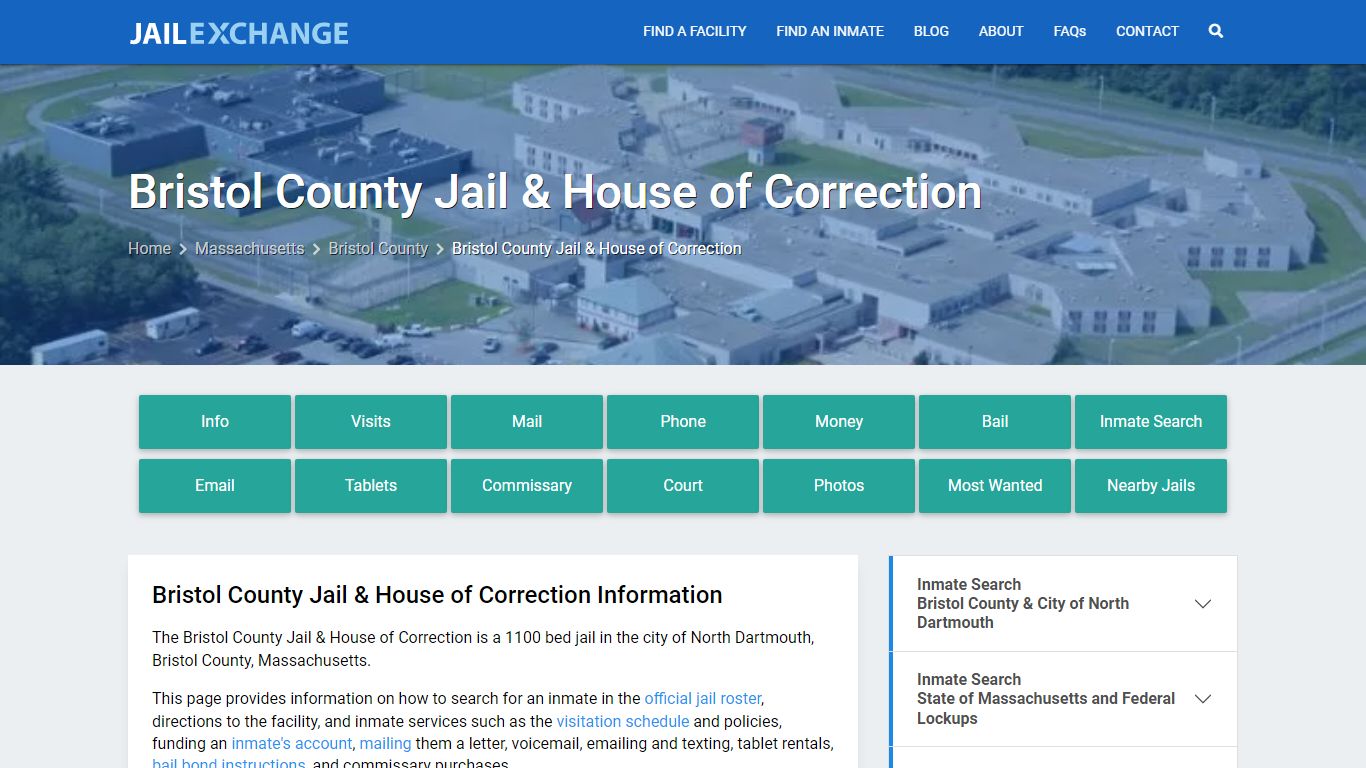 Bristol County Jail & House of Correction - Jail Exchange