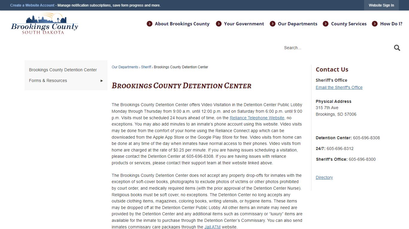Brookings County Detention Center