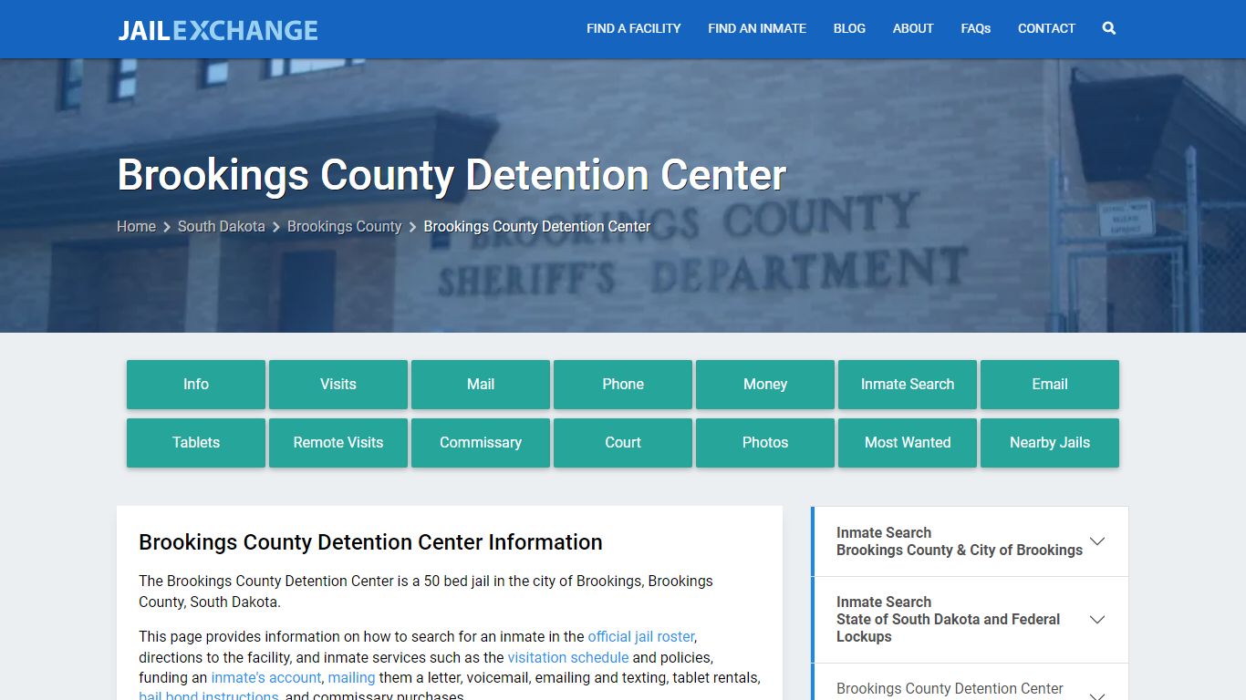 Brookings County Detention Center - Jail Exchange